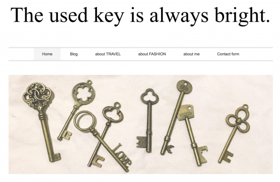 The used key is always bright.
